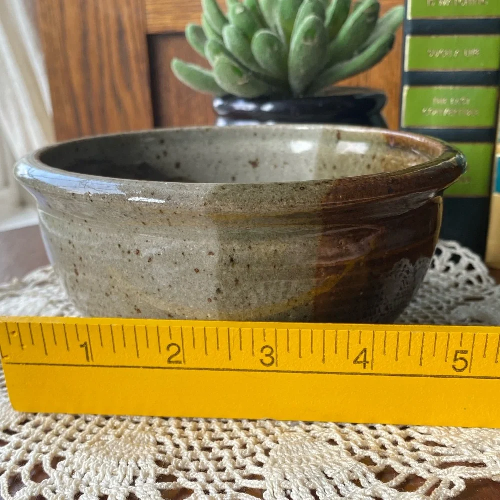 Studio Pottery Stoneware Bowl EUC